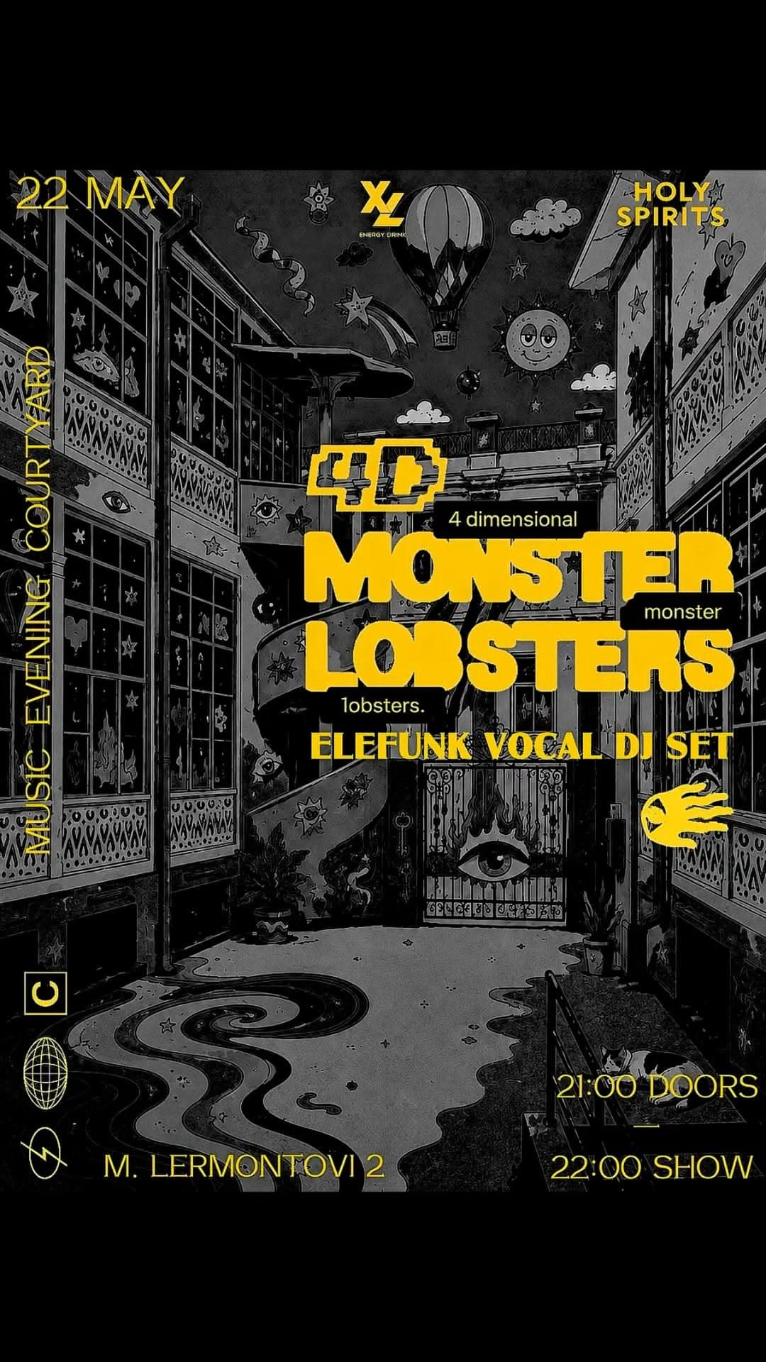 Coliseum Evenings — 4D Monster Lobsters Live